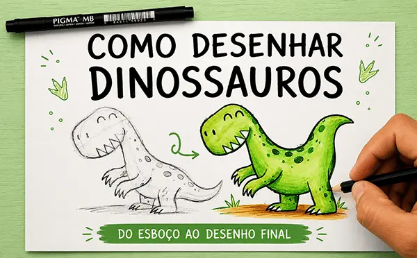 Como Desenhar Dinossauros