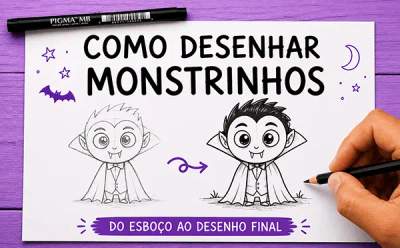 Como Desenhar Monstrinhos